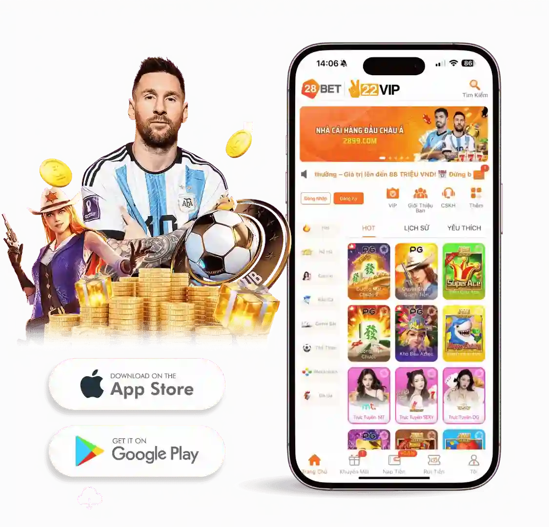 giao diện mobile 28bet